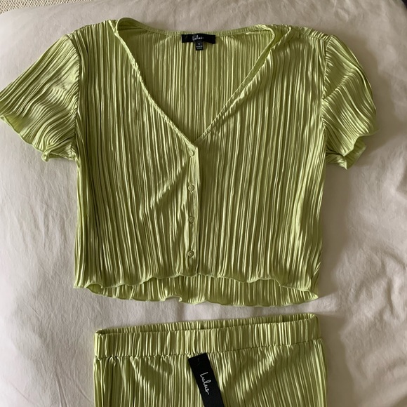 Lulu’s Under the Palms Green Matching Set - Picture 5 of 6